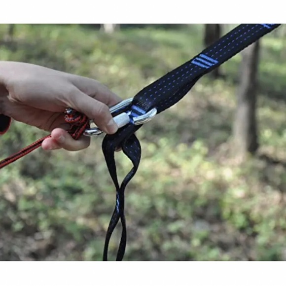 34 Loops 19.6Ft Long Hammock Tree Straps - Picture 3 of 6
